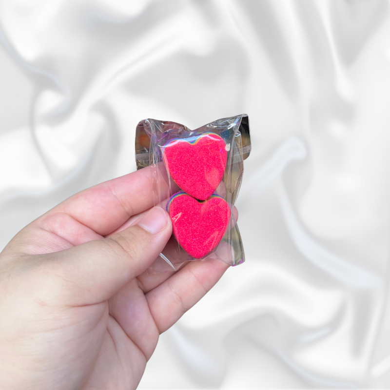 Heart Mini Bath Bomb - Rainbow