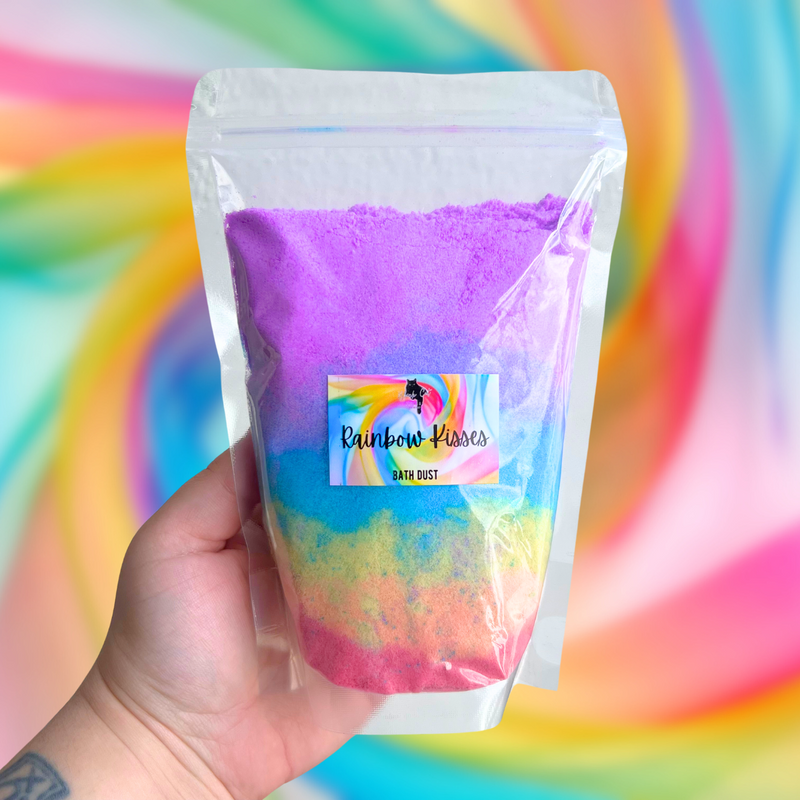 Rainbow Kisses Bath Dust