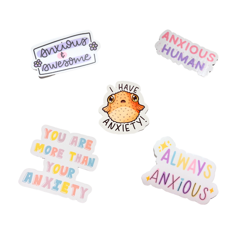 Anxious and Awesome Sticker Pack