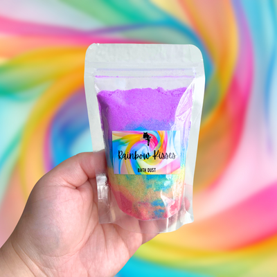 Rainbow Kisses Bath Dust