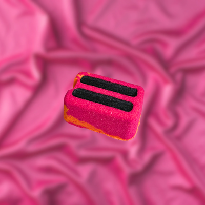 Toaster Mini Bath Bomb - Pink, Orange and White