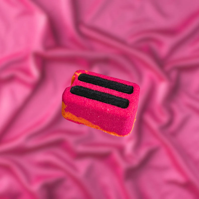 Toaster Mini Bath Bomb - Pink, Orange and White