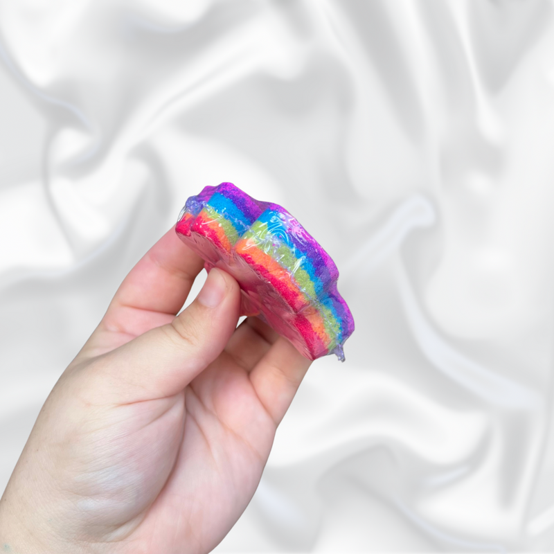 Heart Mini Bath Bomb - Rainbow