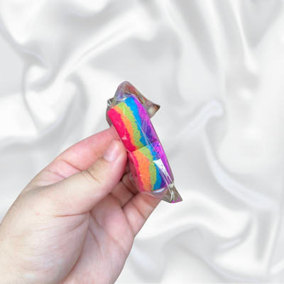Heart Mini Bath Bomb - Rainbow