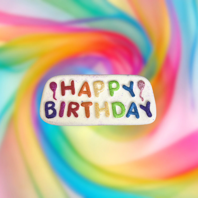Happy Birthday Bath Bomb - Pack of 6