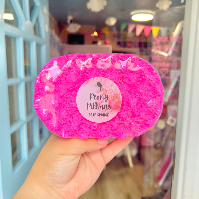 Peony Pillows Soap Sponge