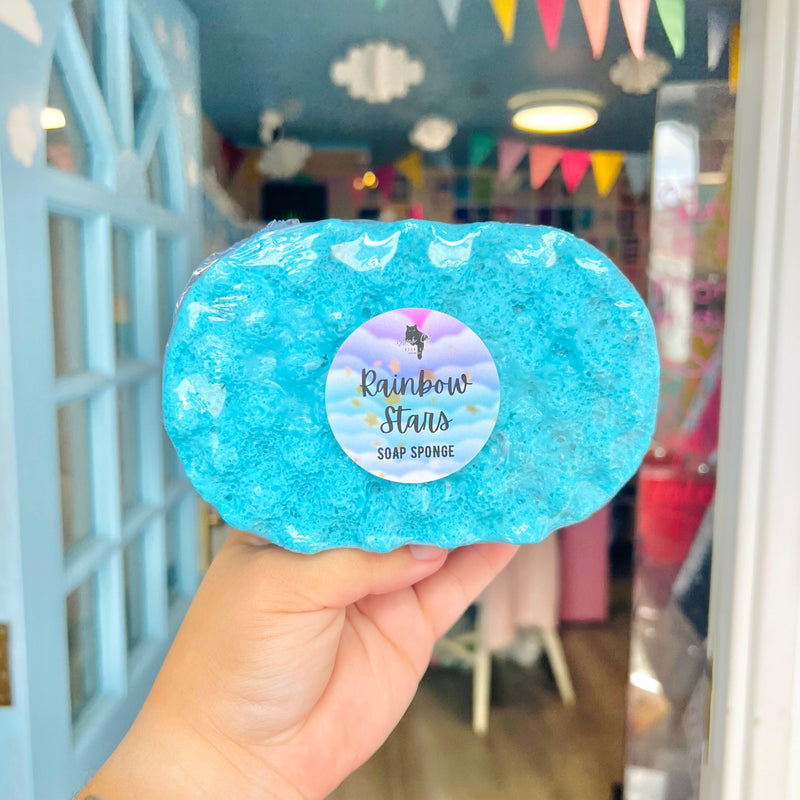Rainbow Stars Soap Sponge