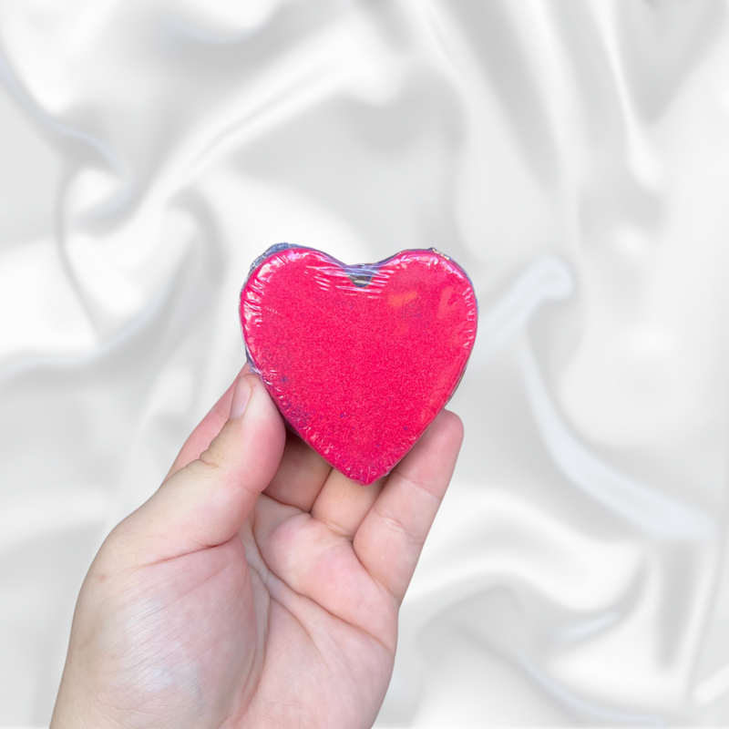 Heart Bath Bomb - Rainbow