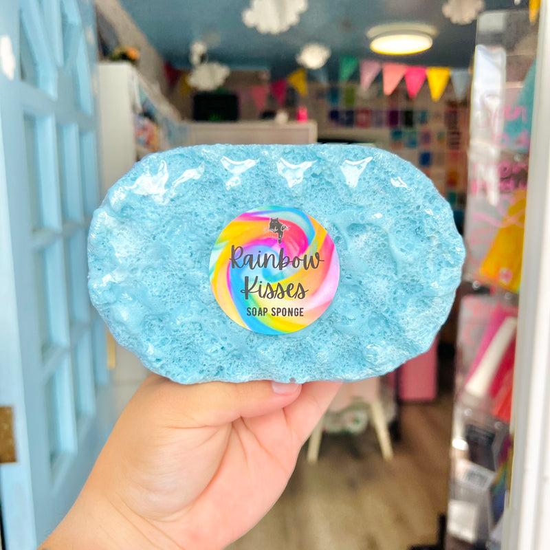 Rainbow Kisses Soap Sponge