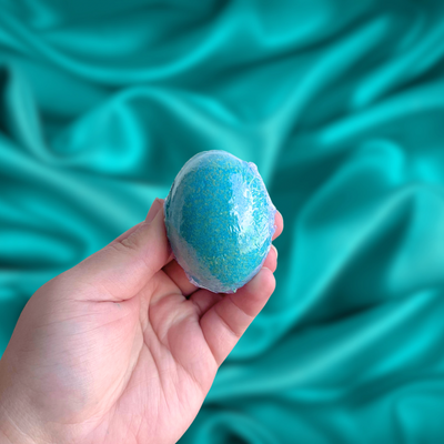 Blueberry and Lemon Twist Egg Bath Bomb