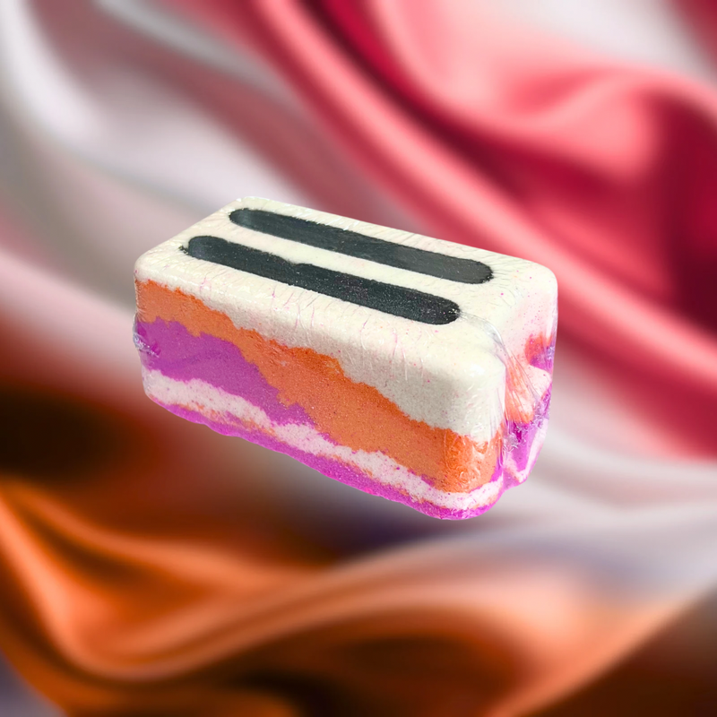 Toaster Bath Bomb - Pink, Orange and White