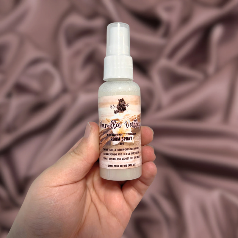 Vanilla Valley Room Spray 50g - With Odour Eliminating Technology