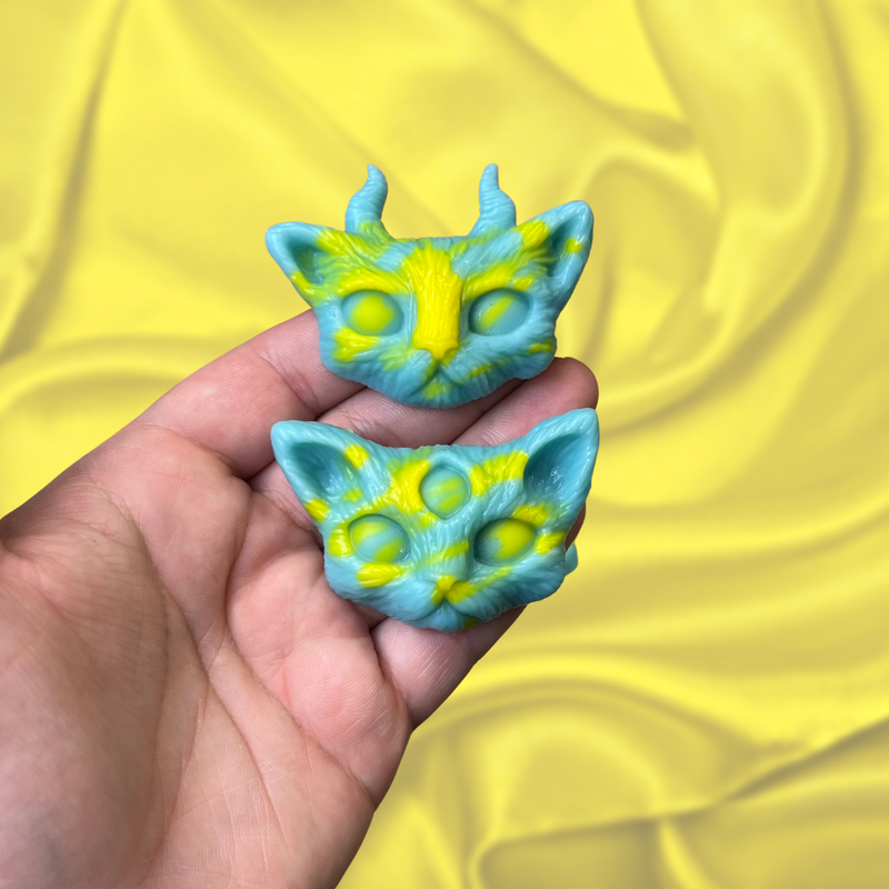 Lemon Baby Bubbles Wax Melt Witchy Cats (Pack of 2 Shapes)