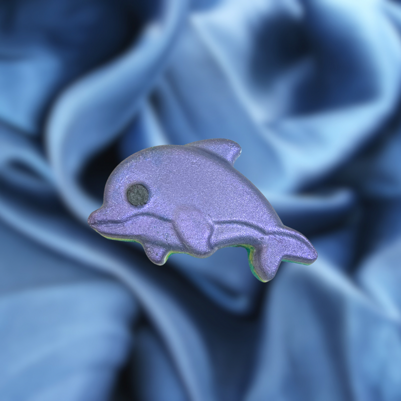 Dolphin Bath Bomb - Green, Teal and White