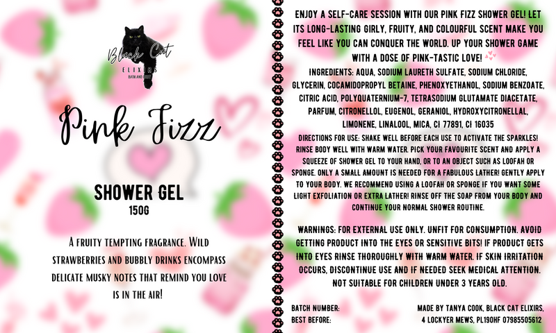 Pink Fizz Shower Gel