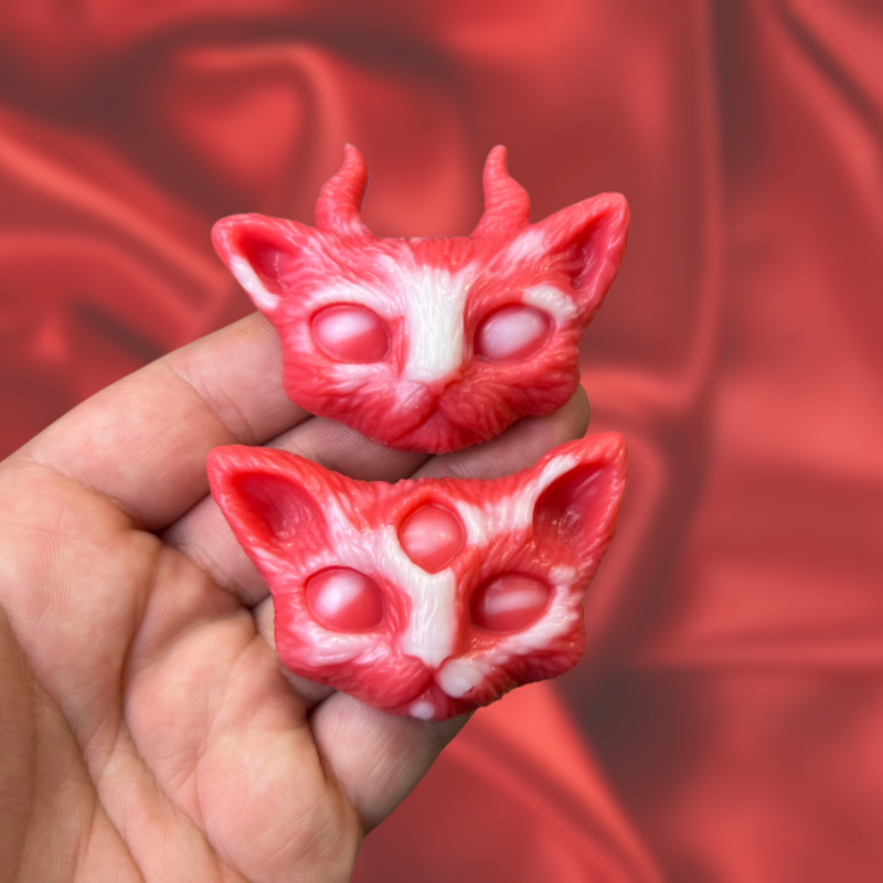 Juicy Red Apple Wax Melt Witchy Cats (Pack of 2 Shapes)