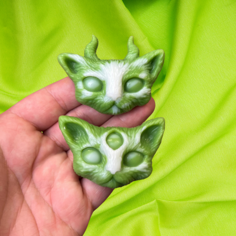 Greenhouse Wax Melt Witchy Cats (Pack of 2 Shapes)