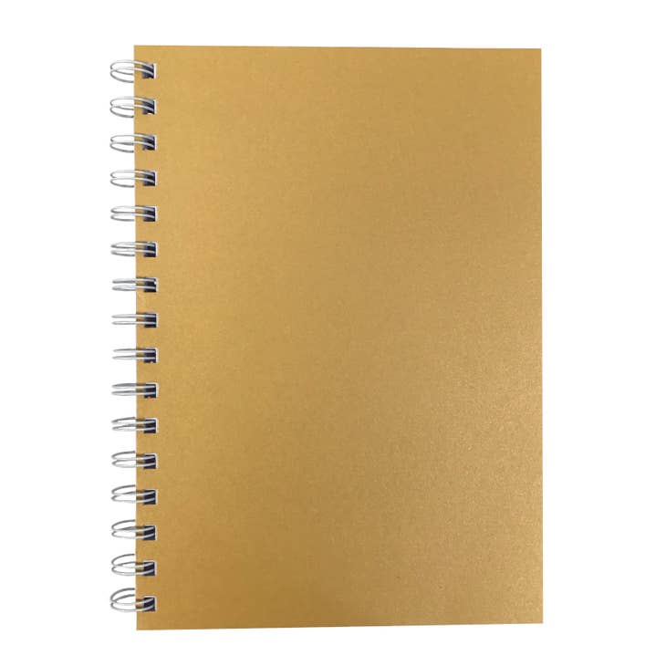 Harvest Gold Pearlised A5 Notepad/Notebook