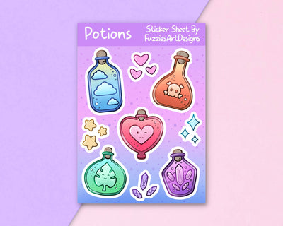 'Potions' Planner Sticker Sheet