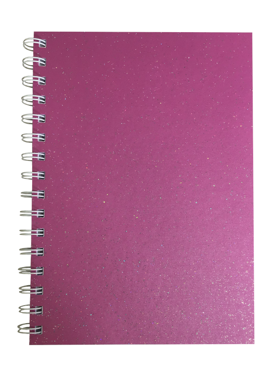 Brilliant Rose Sparkle A5 Notepad/Notebook