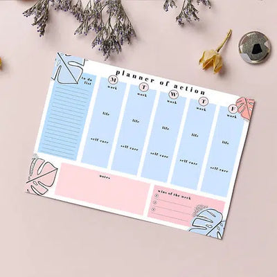 'Planner of Action' Notepad / Planner