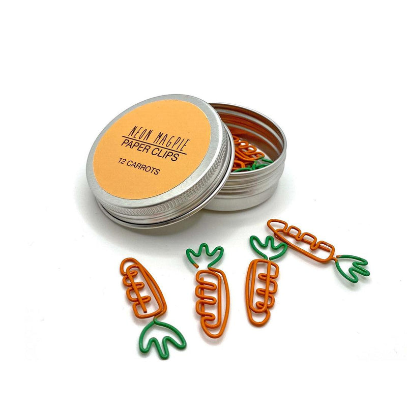 ‘Carrot’ Paper Clips