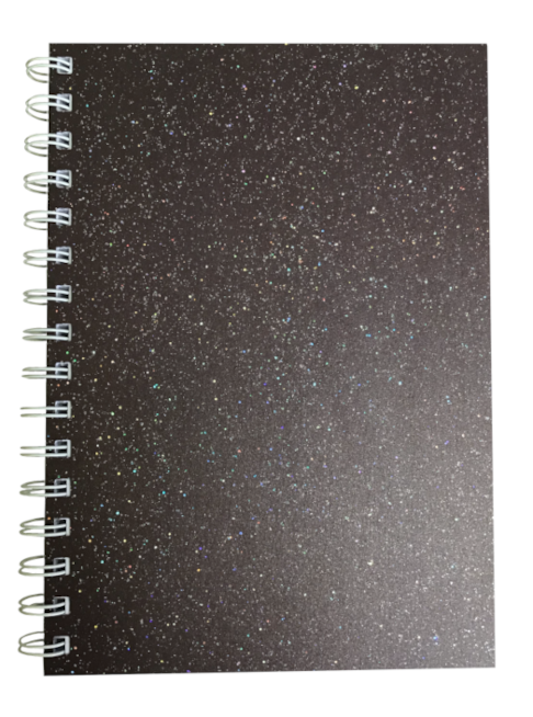 Brown Sparkle A5 Notepad/Notebook