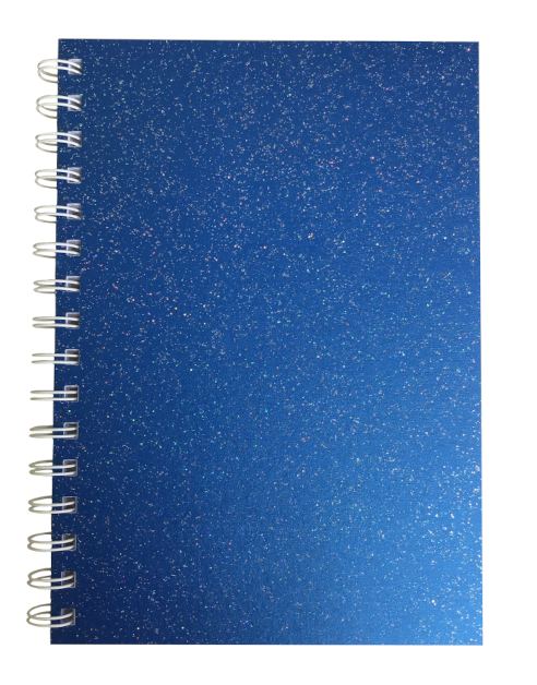 Yale Blue Sparkle A5 Notepad/Notebook