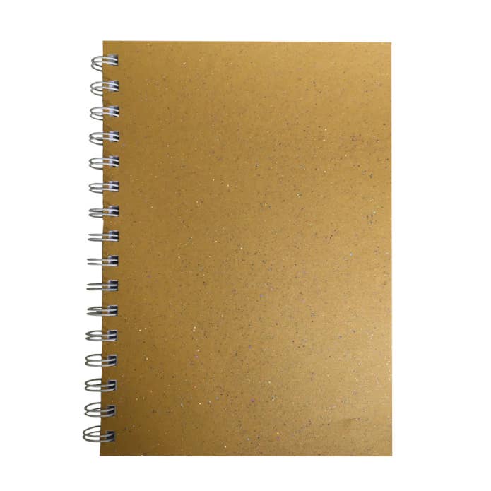 Harvest Gold Sparkle A5 Notepad/Notebook