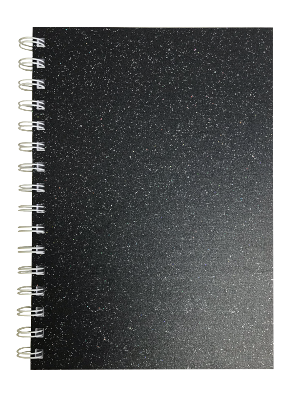 Charcoal Sparkle A5 Notepad/Notebook