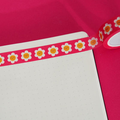 ‘Pink Daisies’ Washi Tape