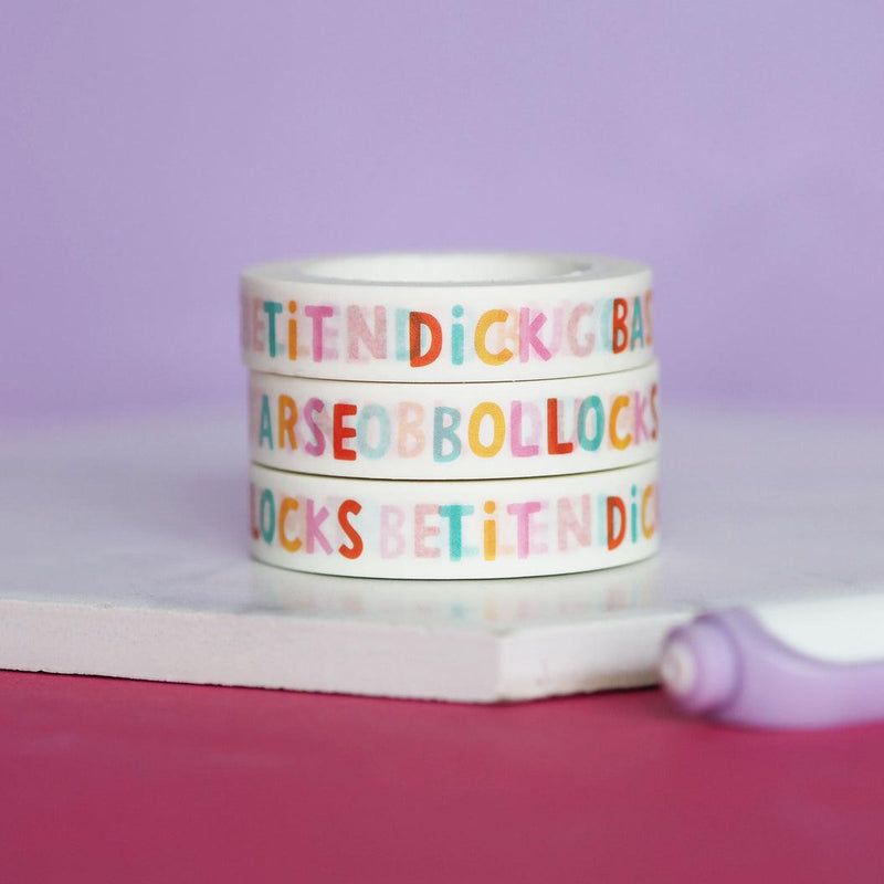 ‘Rude Words’ Washi Tape